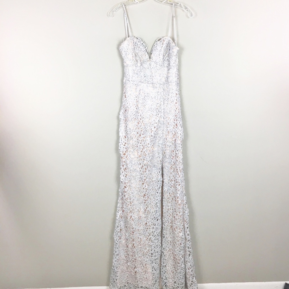 B. Darlin | Sequins Pink Maxi Party Dress - E90